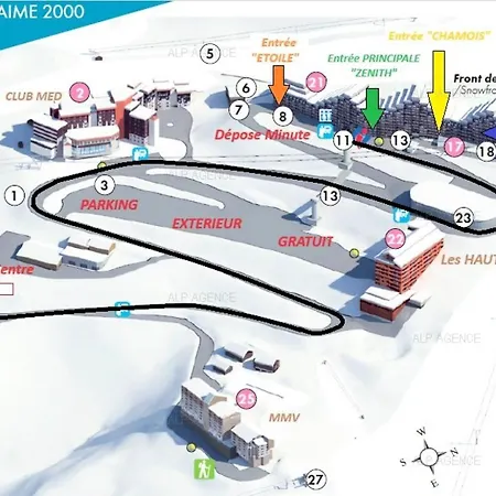 Aime 2000 - 3 Pieces 6 Pers - Aime 2000 - Plagne Aime 2000 - C125a2 Mae-6284 Апартаменты *