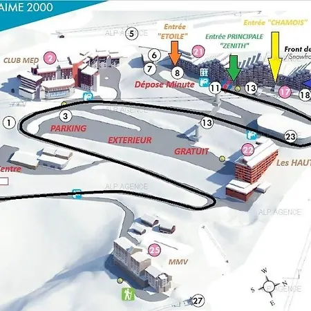 Aime 2000 - 3 Pieces 6 Pers - Aime 2000 - Plagne Aime 2000 - C125a2 Mae-6284 Апартаменты